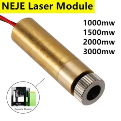 2024 Hot Sale NEJE Laser Module 1000mW/1500mW/2000mW/3000mw 445nm/405nm Laser Head Replacement Kit for DK-8-KZ DK-BL Laser