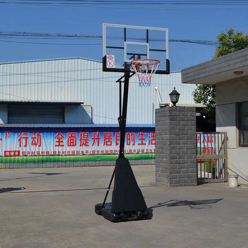 Height Adjustable Movable Basketball Hoop Stand For Kids Adults Indoor Outdoor Use