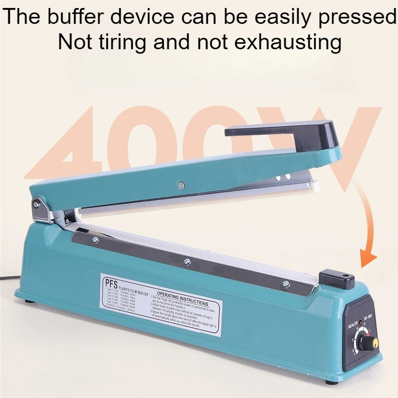Pressa con sigillatrice a mani Macchina per sigillare sacchetti manuali per pellicola di alluminio di piccole dimensioni per uso domestico