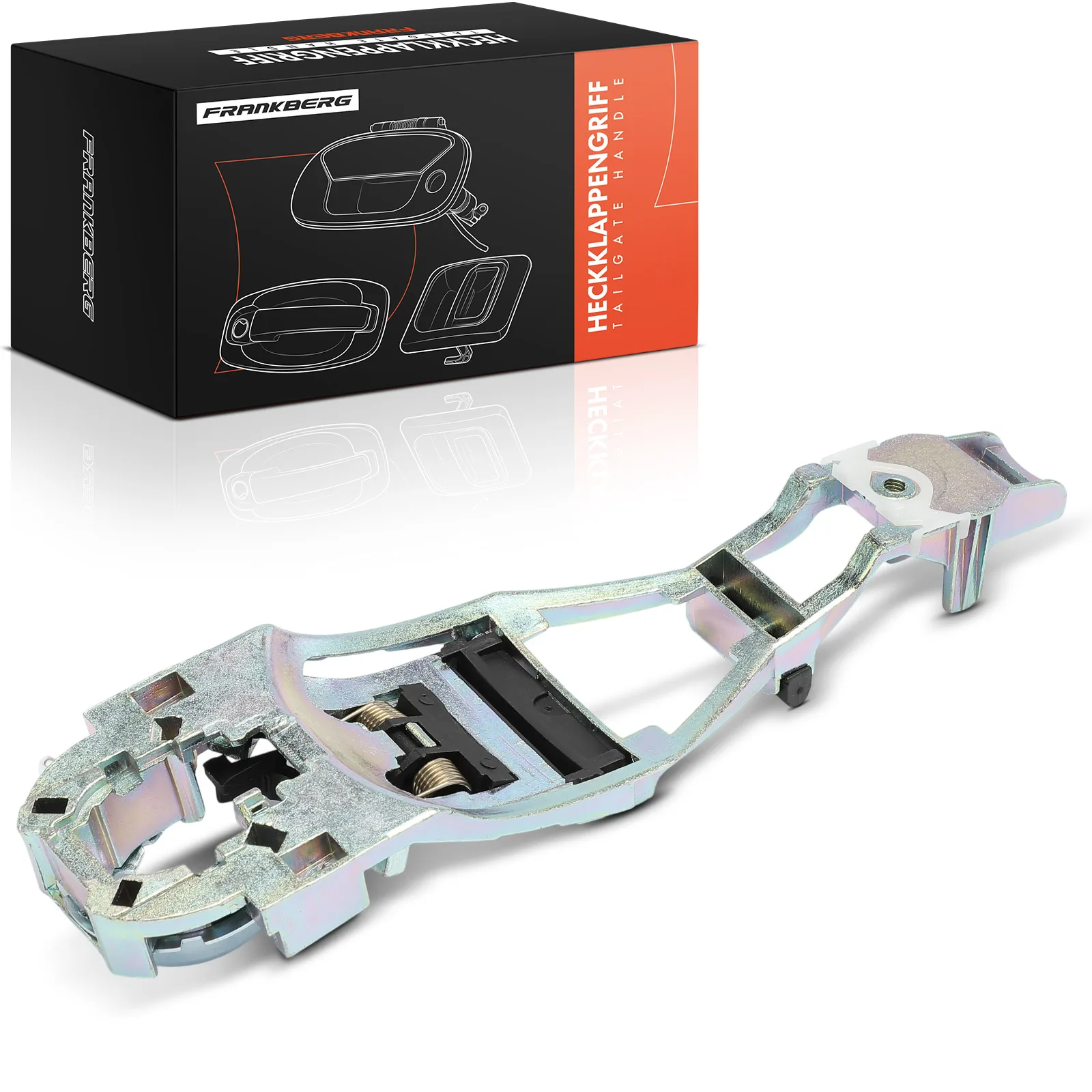 Frankenberg 1x Buitendeurgreep linksvoor voor VW Golf IV, Polo Saloon, Passat Bora Variant, Lupo, Audi TT Roadster, Seat 3B0837885D