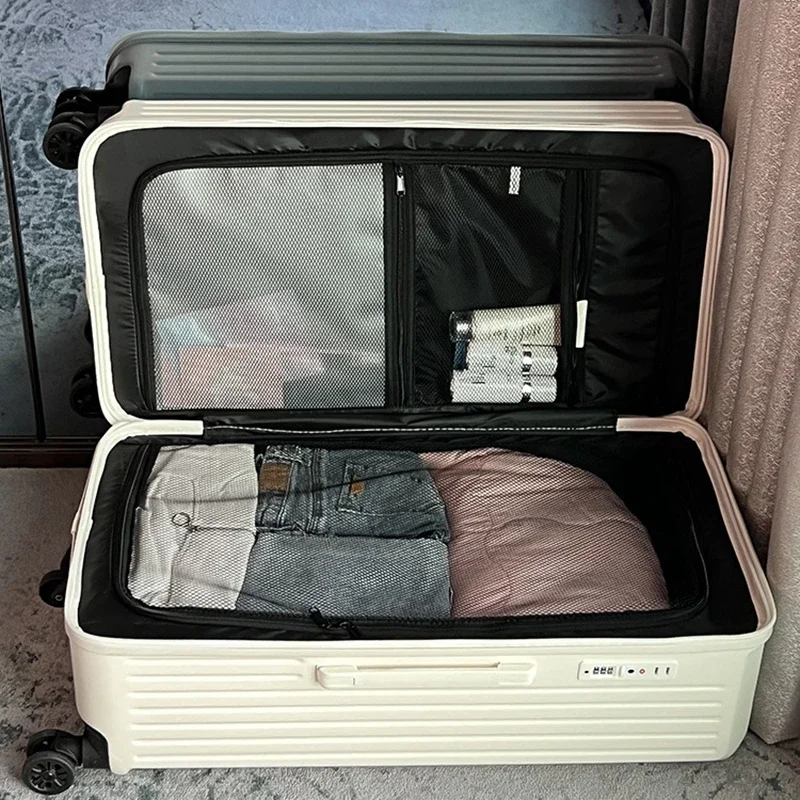 Valise à Roues Universelle avec Frein Silencieux pour Homme et Femme, Super Capacité, 28 Pouces, 26 Solides, Document Mala Viagem, Livraison Directe