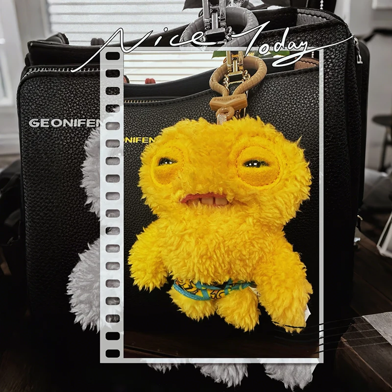 Fuggler Ugly Monsters - Llaveros de Peluche de 5 Pulgadas, Divertidos Monstruos con Dientes Feos, Muñecos de Peluche Suaves, Colgantes para Bolsos, Regalo Coleccionable para Niños