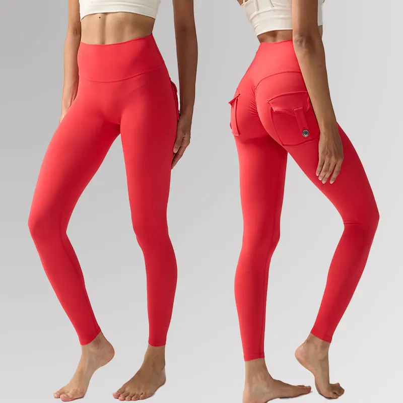 

High Waist Women's Leggings Stretch Yoga Pants Tights With Pockets Push Up Fitness Running Sportswear for Running Workout️