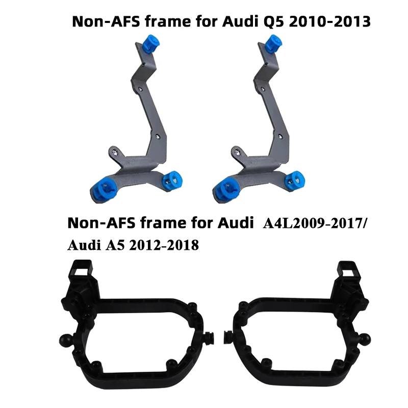 SANVI AFS/NON-AFS Headlight Framework for Audi A4/A5/A6/A8/Q5/Q7 Car Light Upgrade Bi LED&Xenon Projector Lense Car-Styling