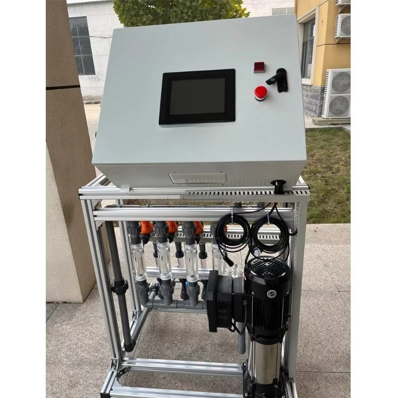 Smart Agriculture Fertigation System 1-8 Chan nels Remote Control Drip Irrigation Water Fert ilizer Machine for Filed