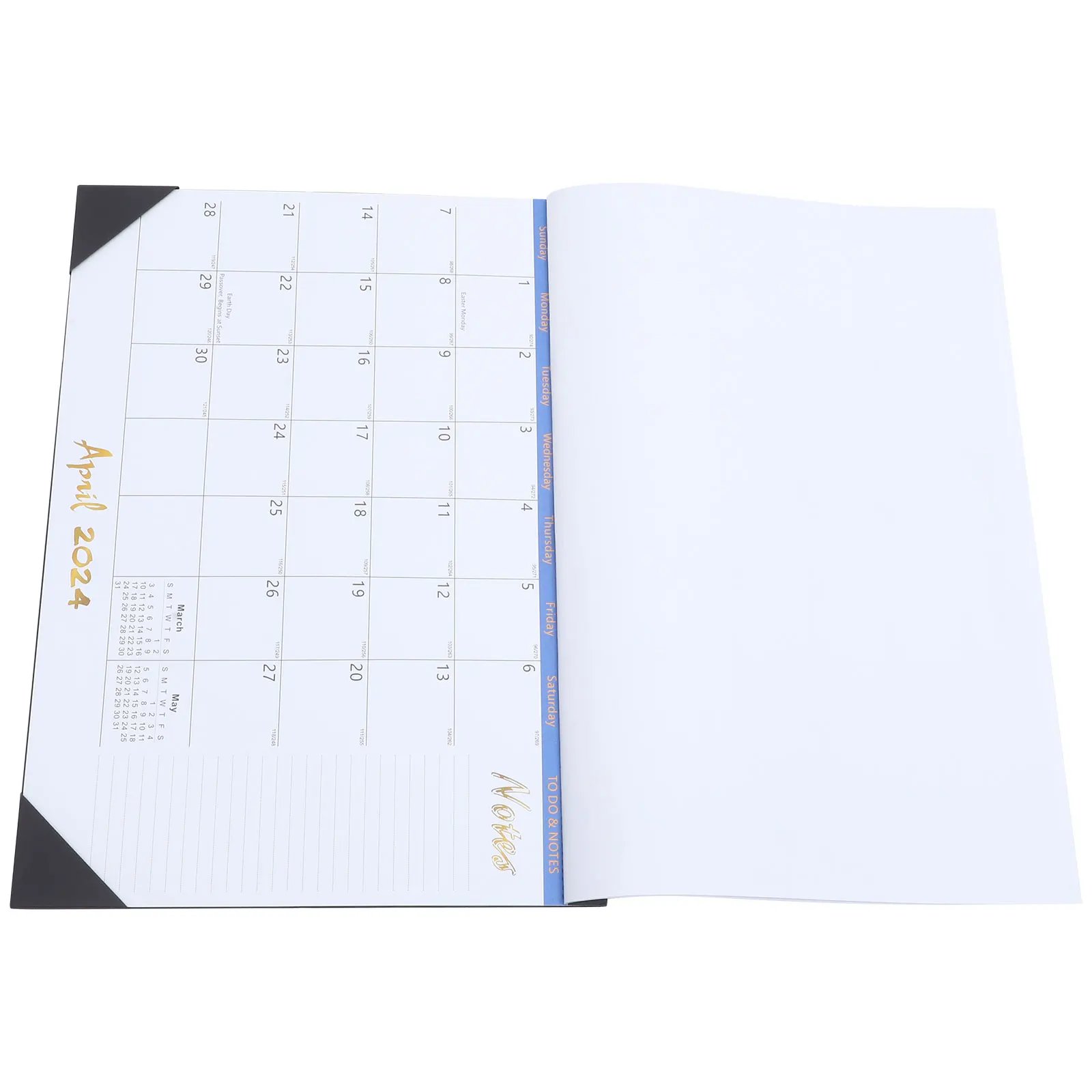 

Mini Desk 2024 2025 Golden Color Smooth Surface Sturdy Daily Wall Monthly Calendar 2024 Office Decor