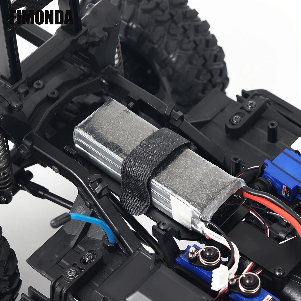 [LCG] metalowe zasobnika baterii Lipo płyta montażowa dla 1/10 samochód zdalnie sterowany RC TRX-4 TRX4, który, nie wiadomo jak, znalazł ulepszone