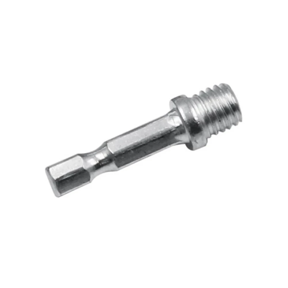 2pcs 1/4" Hex Shank Connecting Rod Adapter Electric Drill Chuck M10 Polishing Disc Connecting Rod Power Tools Accessories