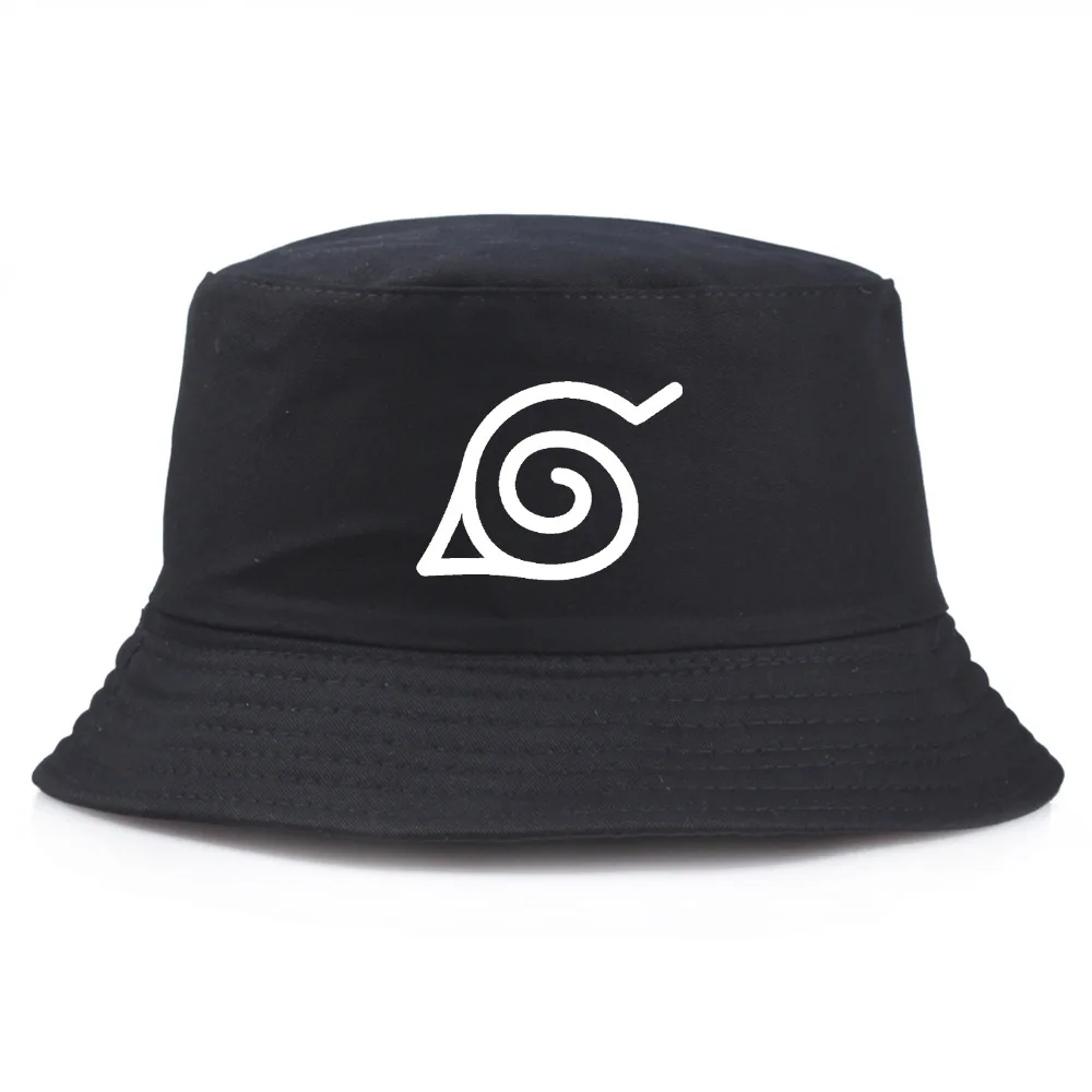 Naruto Akatsuki Bucket Hats Anime Summer Fisherman Hats for Men Women Cartoon Casual Bucket Hats Hip Hop Panama Hat Bob Cap Gift