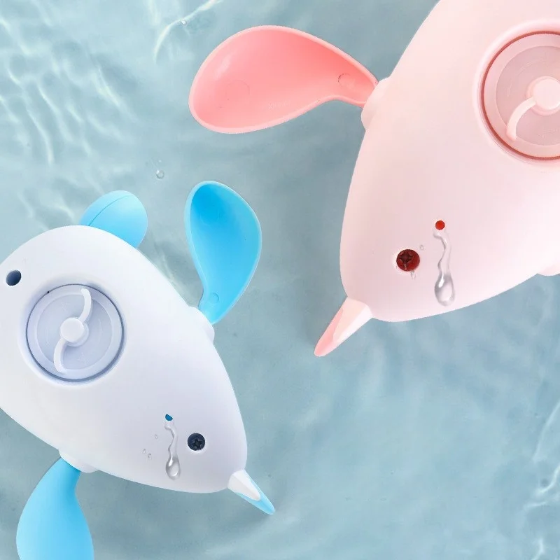 Bath Toys Animal Series Shark Swimming Crocodile Baby Playing Water Little Duck Little Turtle Spring 6cm