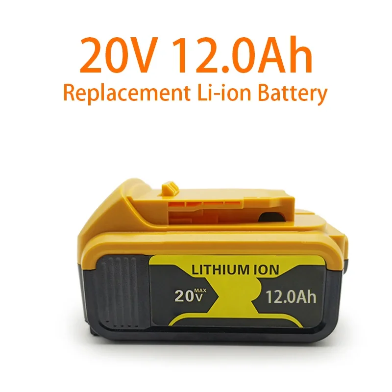 

Original 12000mAh large capacity For DeWalt DCB200 DCB184 DCB203 DCB205 Power Tool Batteries 20 Volt Replacement Li-ion Battery