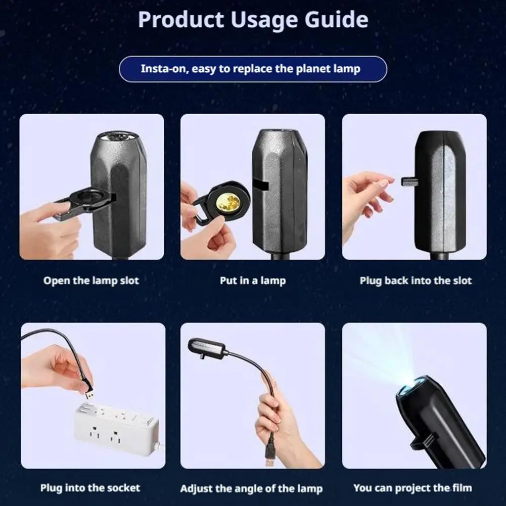 ﻿   جهاز عرض الهالوين USB يدور 360 درجة LED على شكل جمجمة مصباح بروجيكتور لتزيين جدران غرفة النوم وغرفة السقف