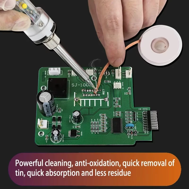 3Pcs 1.0mm 2.0mm 3.0mm 4.0mm 1.5M/3M Welding Wires Desoldering Braid Solder Remover Wick Wire  For PCB Electronic Repair Tools