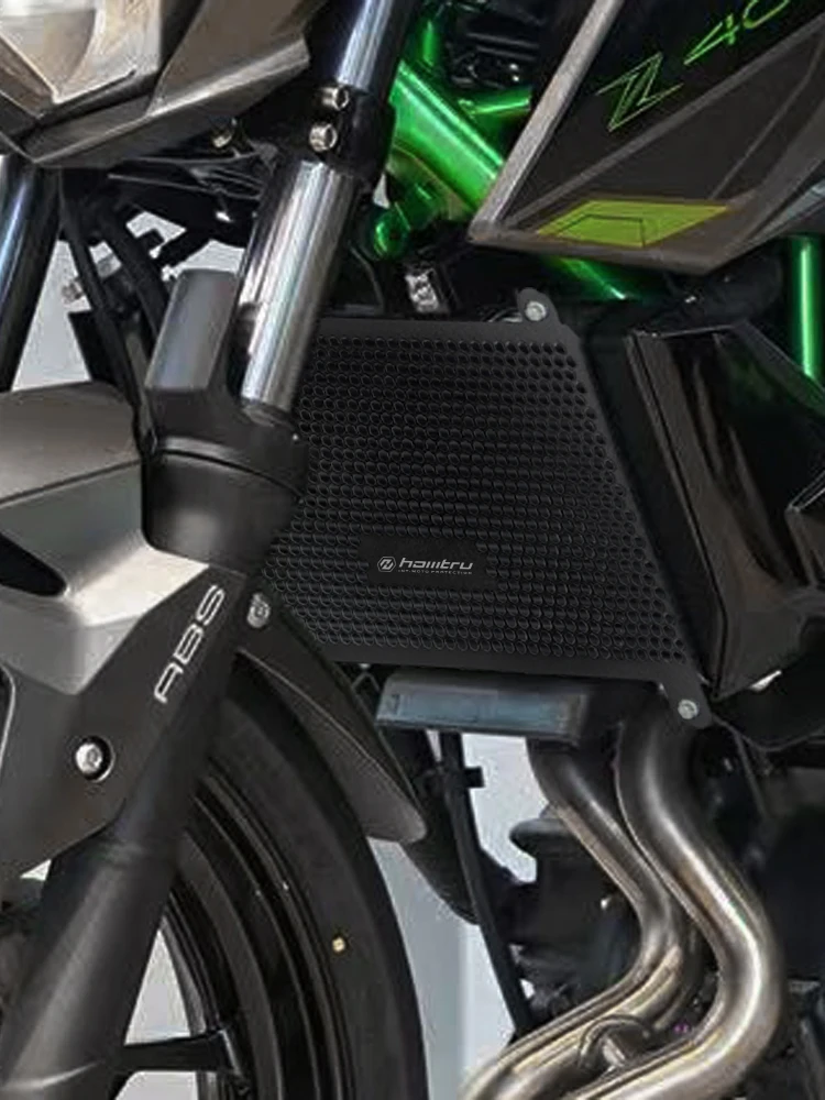 AliExpress NONE For Kawasaki Ninja 400 Z400 Z500 2019-2025 Motorcycle Radiator Core Guard Grille Cover Protection - Durable Bike Radiator Guard