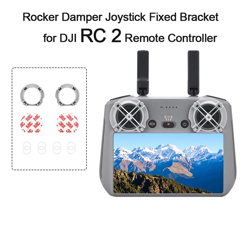 Wtohoby Rocker Damper for DJI AIR 3S/AIR 3/Mini 4 PRO RC2 Control Joystick Fixed Bracket Increases Resistance Drone Accessory