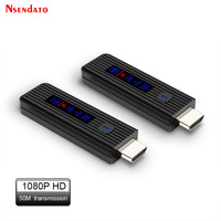 HDMI Wireless Video Transmitter and Receiver Extender 50m 1080P HDMI Video TV Stick Dongle Wireless Adapter For Camera Laptop PC