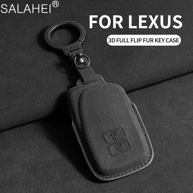 Suede Car Key Case Cover Shell Protection For Lexus NX IS RX ES GX LX LS UX GS 200 250 300 350 NX200 NX300 RX350 ES300 Accessory