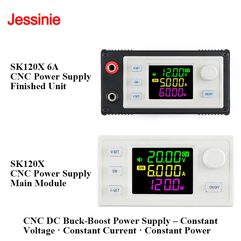 sk120x-dc昇降圧コンバータ-cc-cv-cnc調整可能安定化電源モジュール-定電圧定電流ソーラー充電モジュール