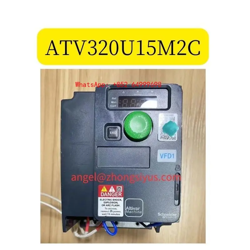 ATV320U15M2C Used inverter 1.5KW-2HP function operation ok