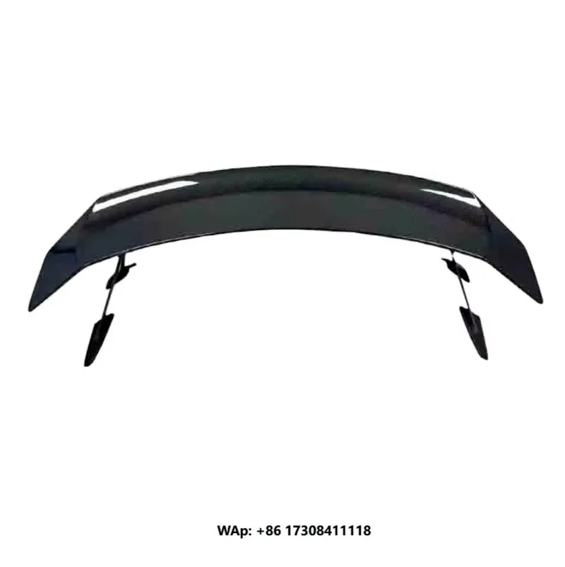 Compatible with  LC500 Carbon Fiber Rear Spoiler Wing Car Exterior Modification Spoiler Bracket Single Deck Rear Trunk Lip