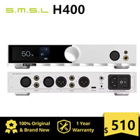 SMSL H400 Headphone amplifier preamp output fully balanced gain control With remote control