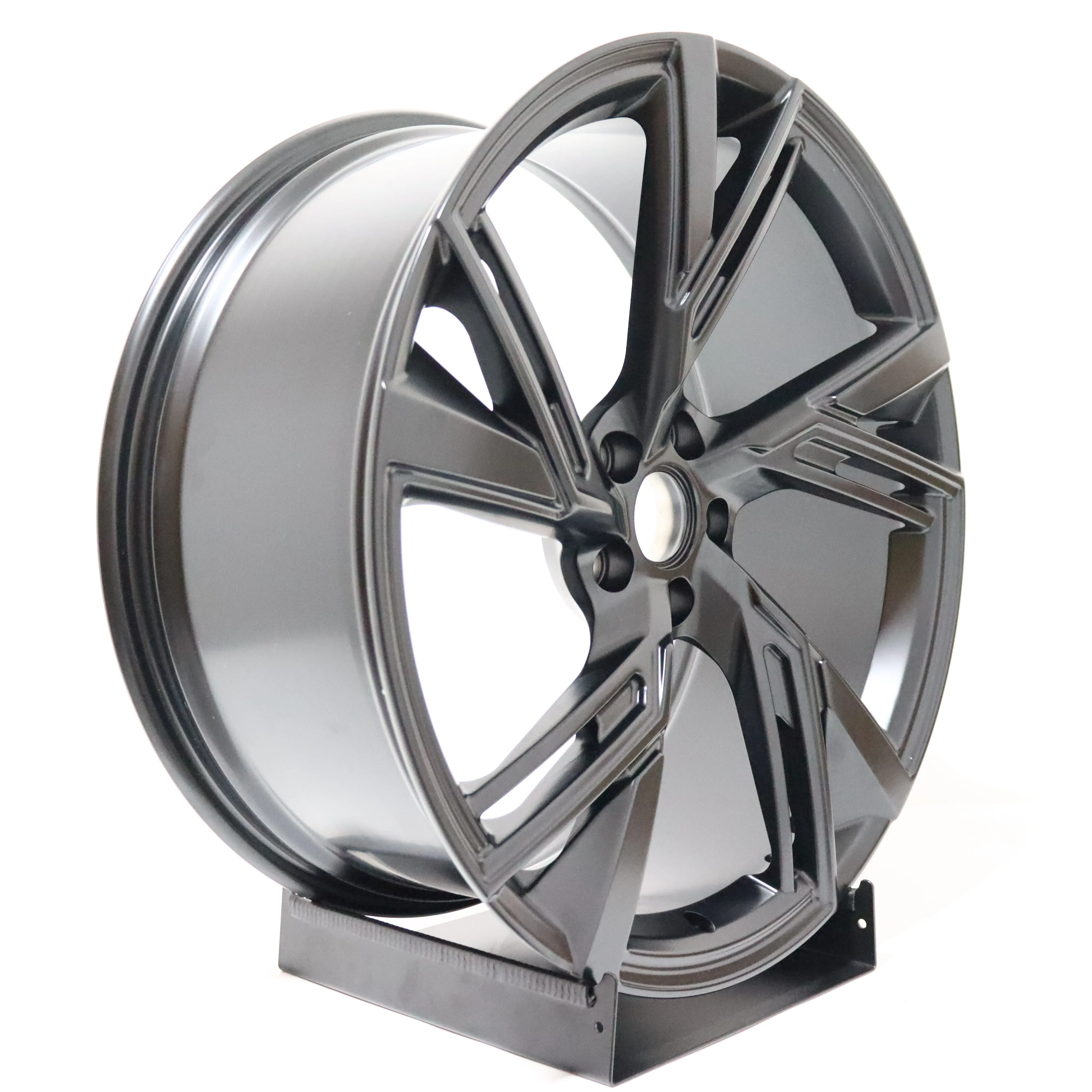 Xywheel عجلات مزورة مخصصة ماتي الأسود Q6 تصميم عجلات الحافات 18 19 20 21 بوصة 5*112 66.6 لبنز E E AMG CLS S Class