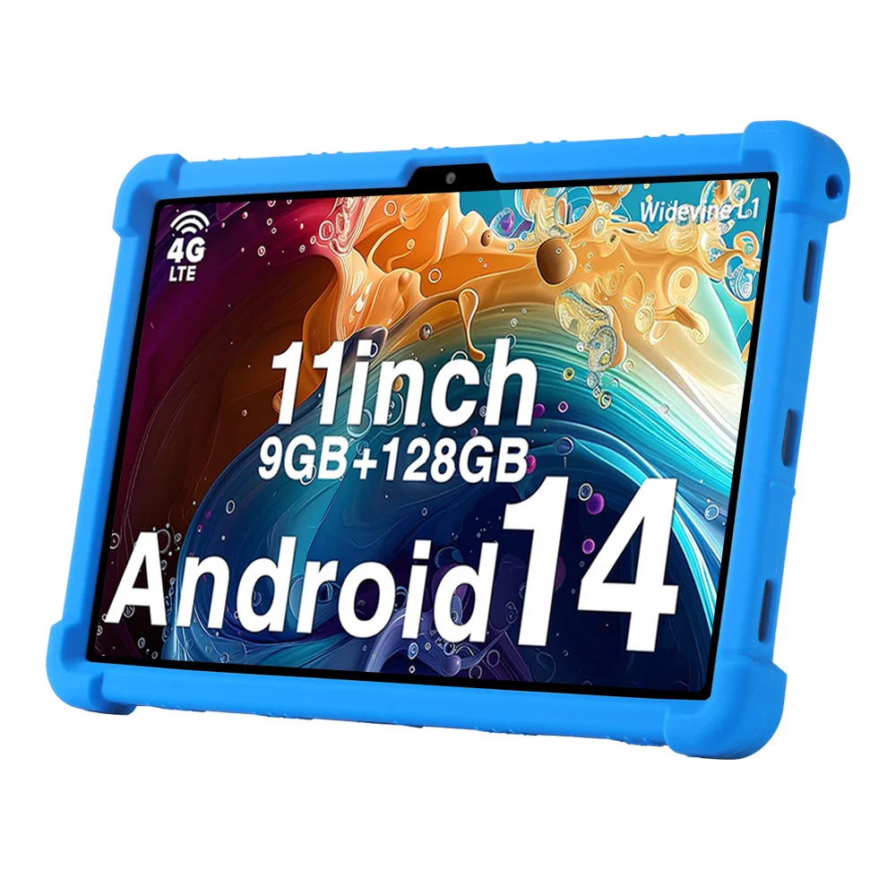 

Для планшета Doogee T30E T30S 2024, 11 дюймов, приятный для детей, мягкий силиконовый регулируемый чехол-подставка