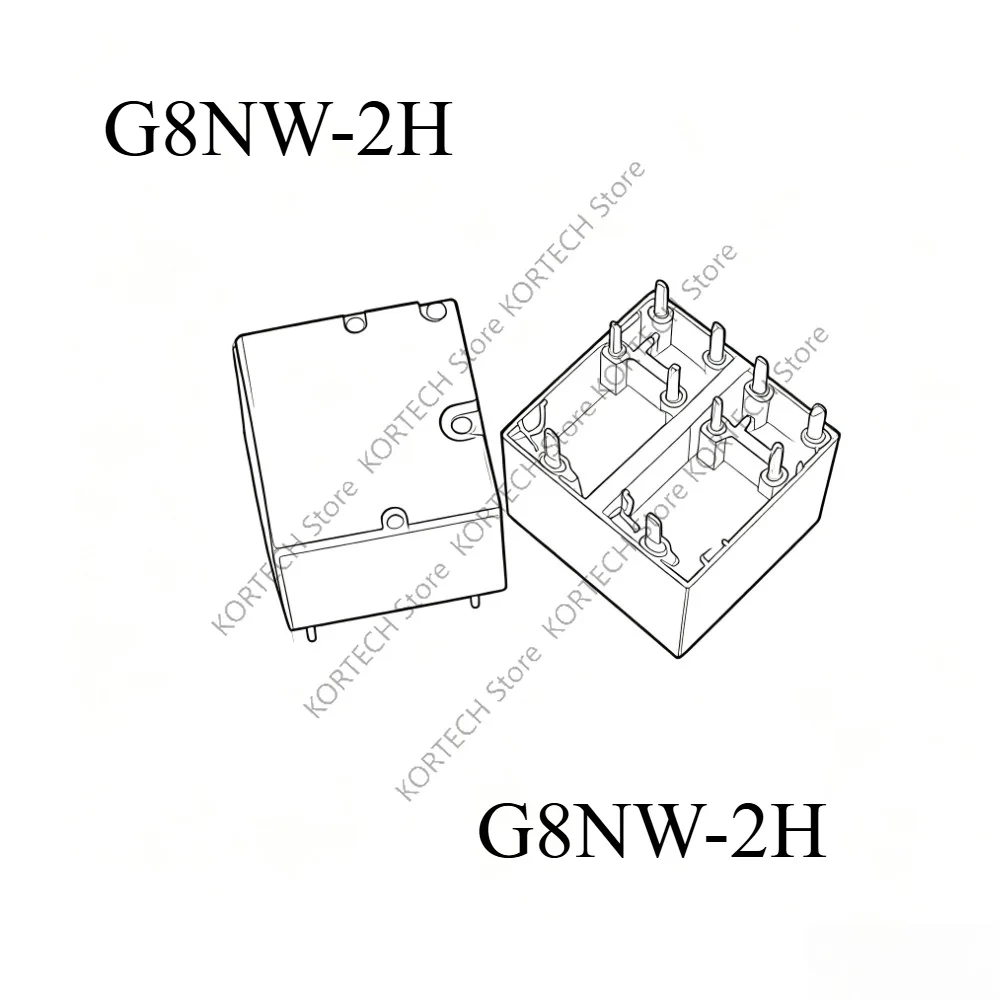 2PCS/Lot Original G8NW-2L 12VDC G8NW-2H 12V 10-pin automotive relay