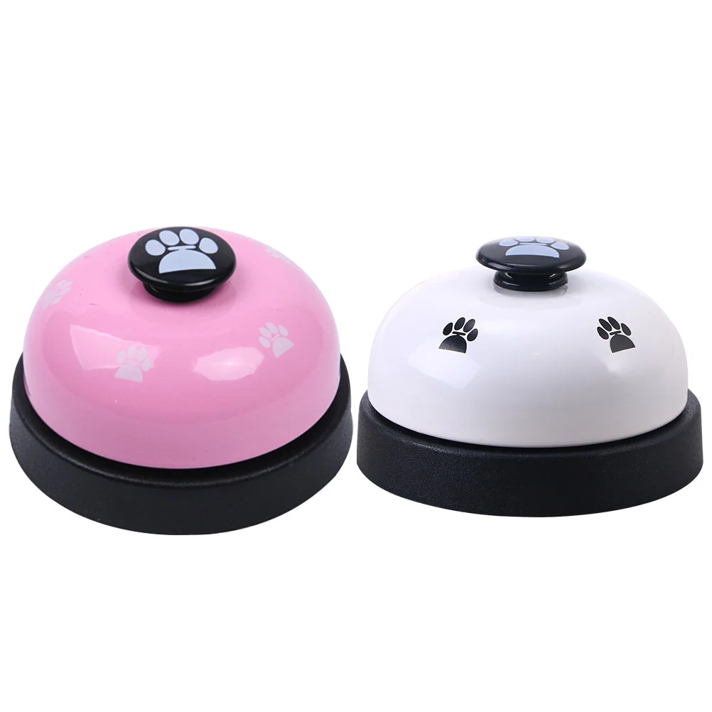 2 Pcs Toy Pet Bell Ringer Training Bells Press Puppy Potty Vocalize Game Call Tool