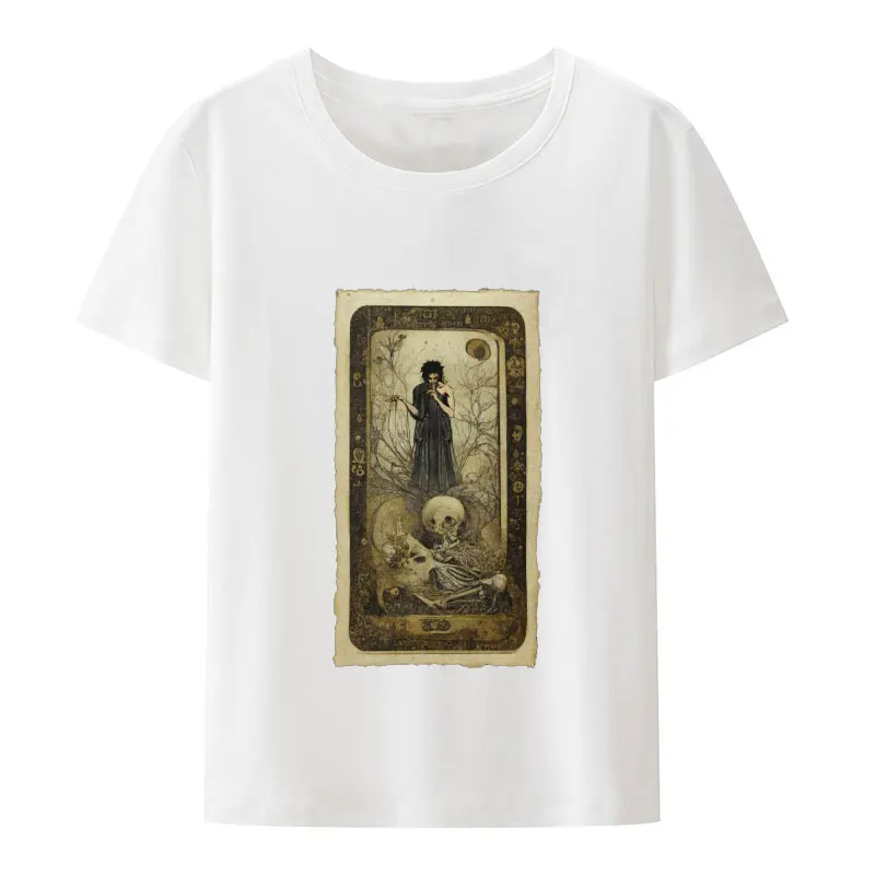 Classic Dream of Endless The Sandman Modal T-Shirt Men Women Short-sleev Black White Print Tee Creative Fashion Casual Tops