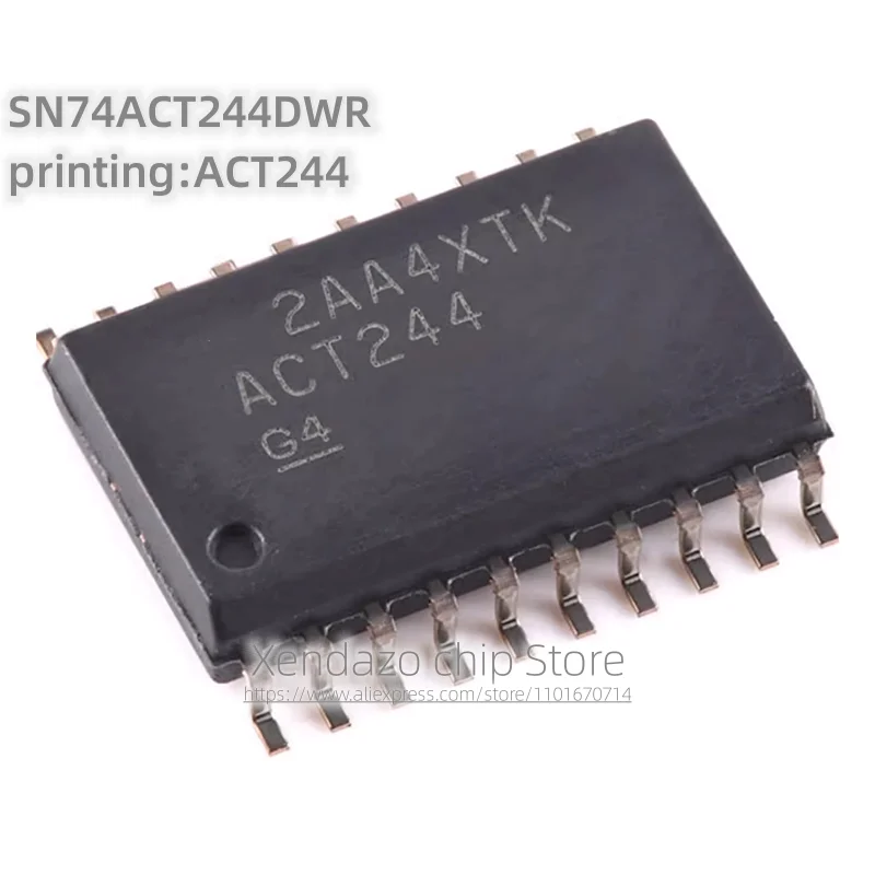 10pcs/lot SN74ACT244DWR printing ACT244 SOP-20 package Original genuine Line driver chip