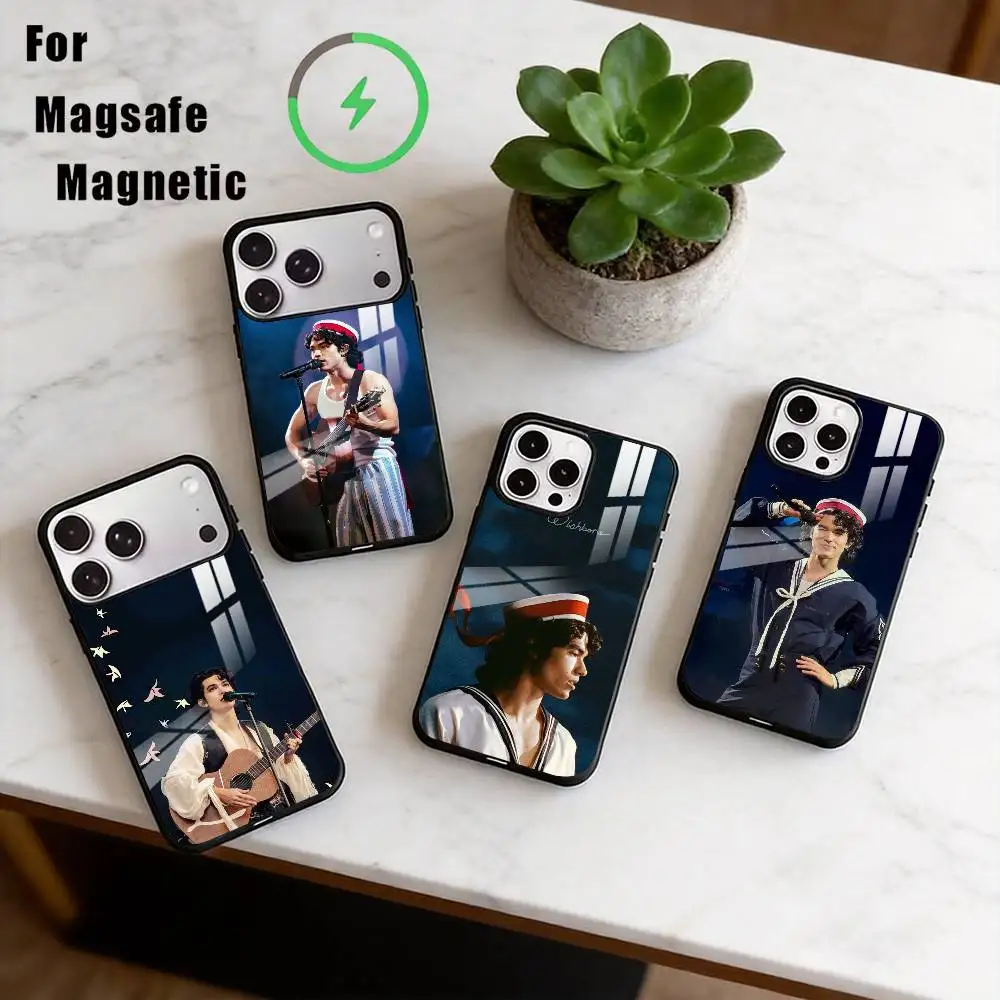 

Conan Gray S-Singer Phone Case For iPhone17,16,15,14,13,12,11 Plus,Pro Compatible with magnetic wireless charging