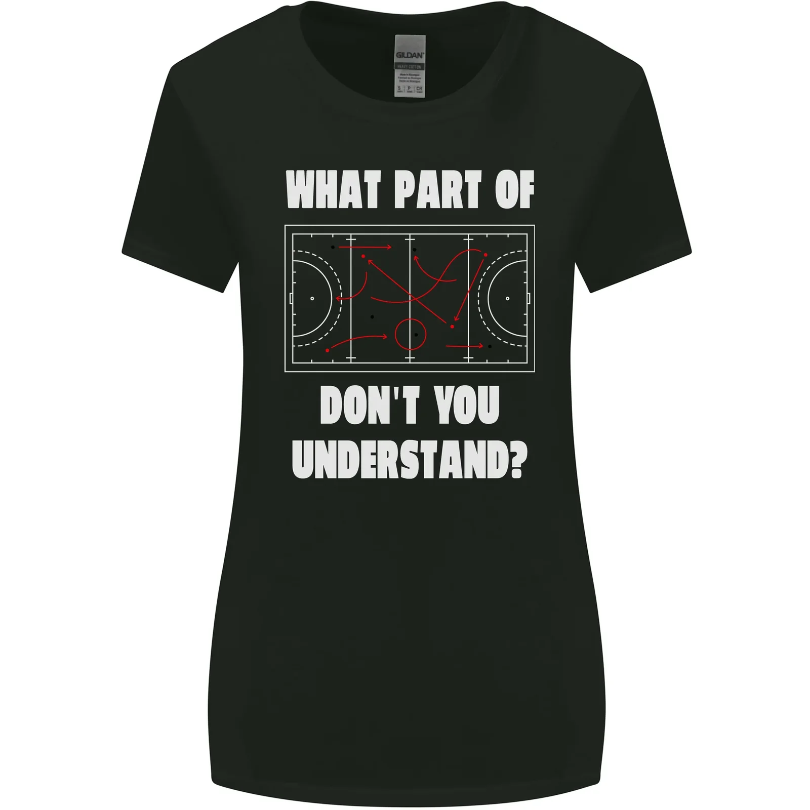 What Part of Hockey Dont You Understand Ice Womens Wider Cut T-Shirt