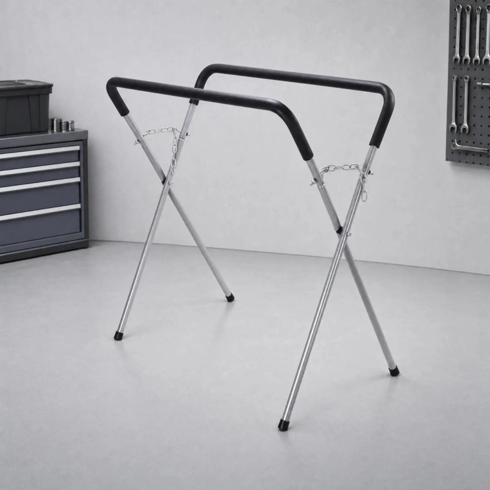 Adjustable Angle Automotive Paint Rack Heavy Duty Steel Frame with Foam Rails for Car Bodywork Display and Repair Easel