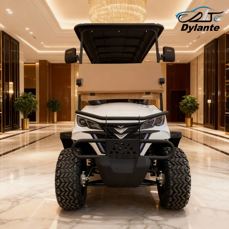 الشركة المصنعة للتخصيص عكس إنذار جديد الكهربائية المتقدمة الطاقة الجديدة عربة الغولف الكهربائية للبيع عربات الغولف للمركبة كعب #6