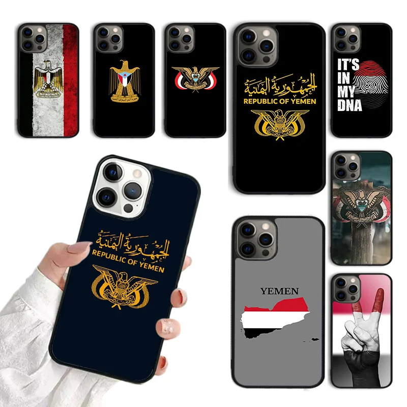 Yemen Flag Phone Case For iPhone 15 16 SE2020 13 14 Pro Max 11 12 14 Pro Max 8 7 Plus 13 12 Mini Cover coque Fundas Shell