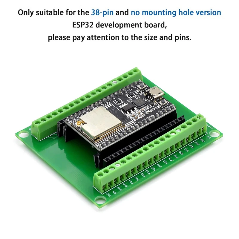 1-50Pcs ESP32 Expansion Board 38Pin Development Board Wireless WiFi+Bluetooth 2-in-1 Dual Core CPU