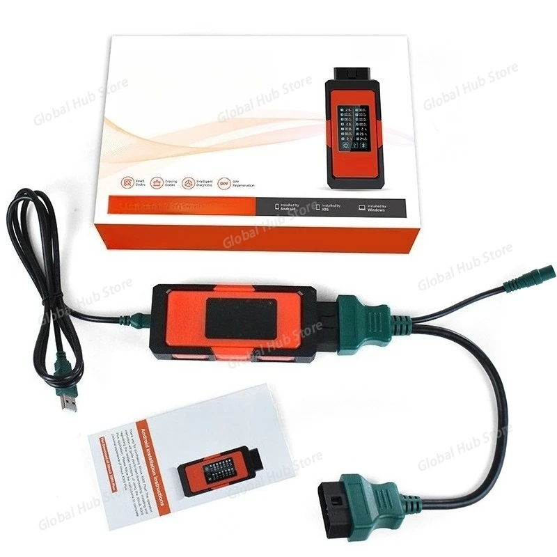 Heavy Duty Truck Diagnostic Tool ForXtruck X005 Plus Flashing Fast Reading Dpf Regeneration Test Function