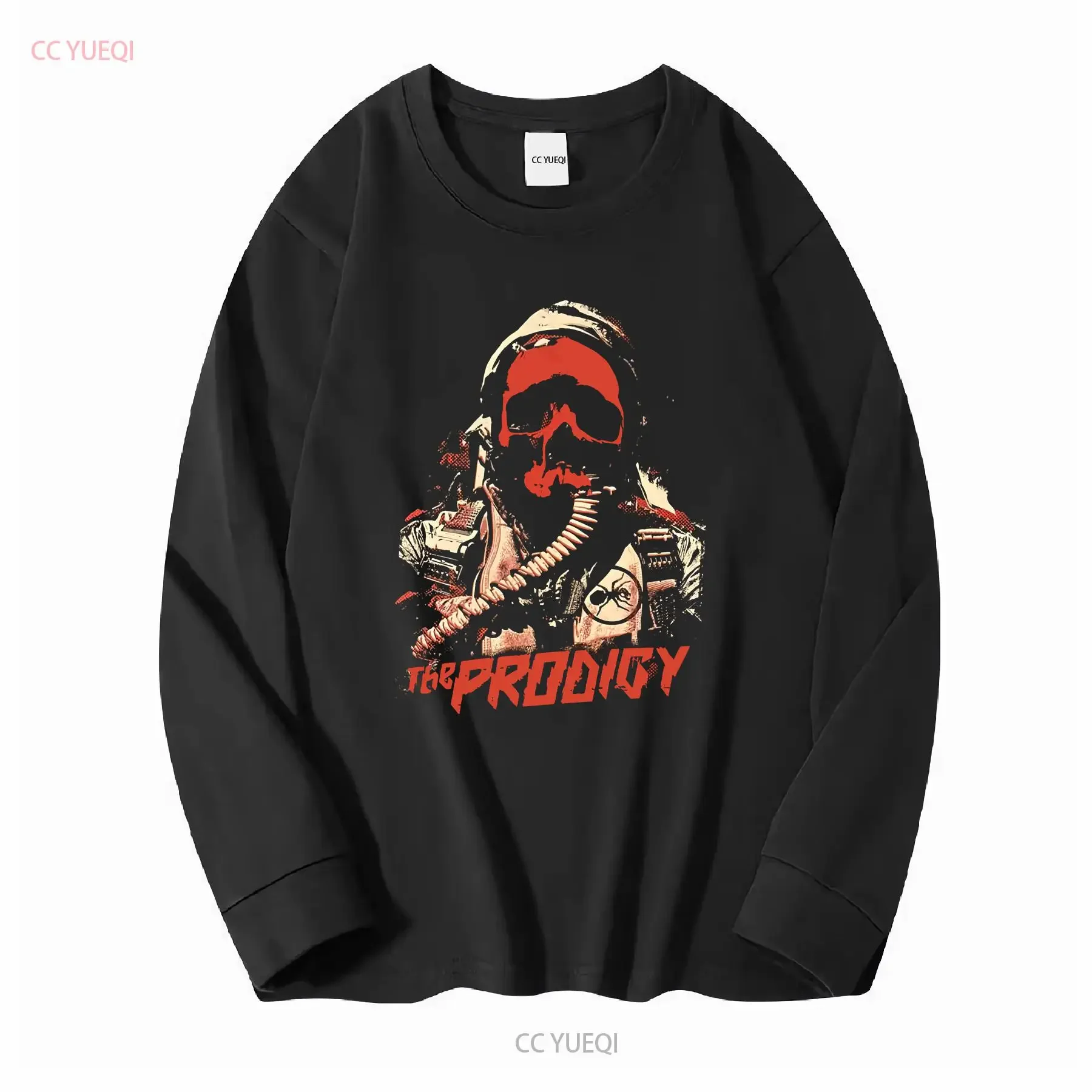 The Prodigy Band Black T Shirt Full Size S 5XL SE865 vintage Washed fashion graphic Slightly Comfortable Unisex homme