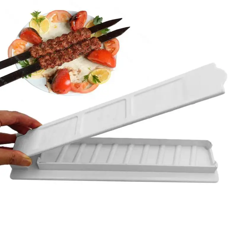Kebab Press Maker Press Mold For Perfect Kebabs Skewers Easy To Use And Clean Barbecue Skewers For Kitchen Grilling BBQ
