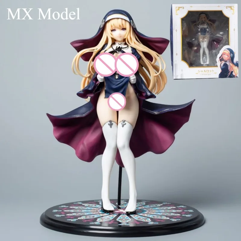 MX Model Charlotte Sister Nun 1/4 Soft PVC Chinese Ver. Schöne Mädchenfiguren, Animationspuppen, Landschaft, Ornamente, Sammlungen