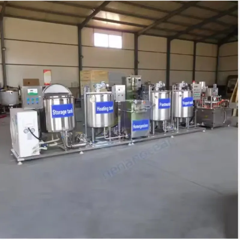 Automatic Liquid Milk Pasteurization Machine With Refrigerator Factory Price Featuring Motor And Bearing Core Components