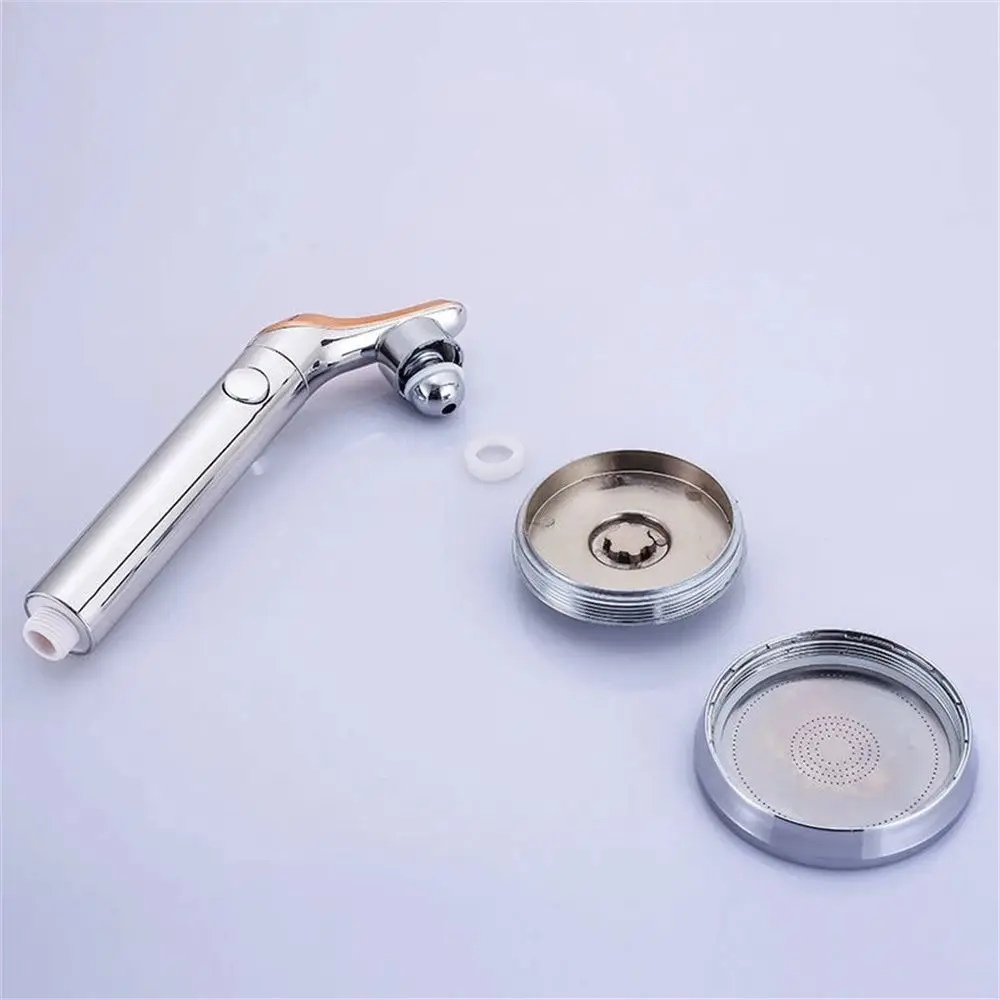 

Одна кнопка остановки воды, экономия воды, вращающаяся ручная насадка для душа высокого давления для ванной комнаты