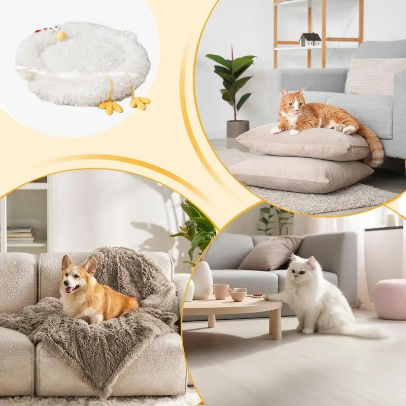 Estera autocalentable para gatos, cómoda almohadilla calefactora para perros, estera para gatos, cama térmica creativa para mascotas, estera calentadora para gatos para sofás, suelos, camas para mascotas
