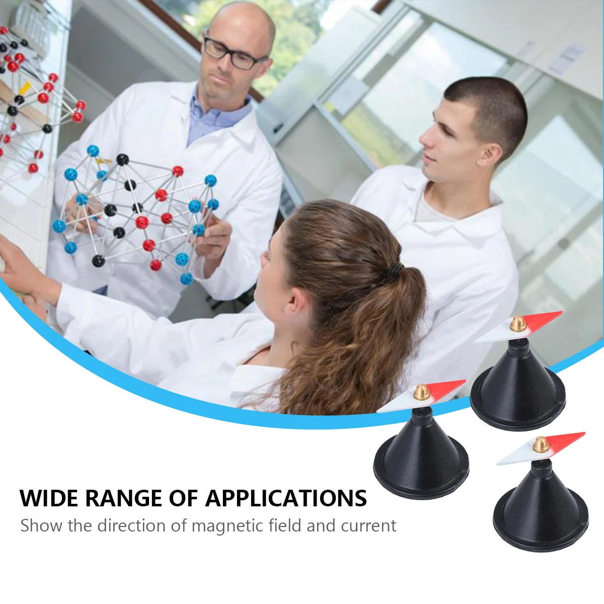 

16pcs Wing-Shaped Magnetic Needle Science Teaching Aids Kids Toys Experimental Apparatus Plastic STEM Education