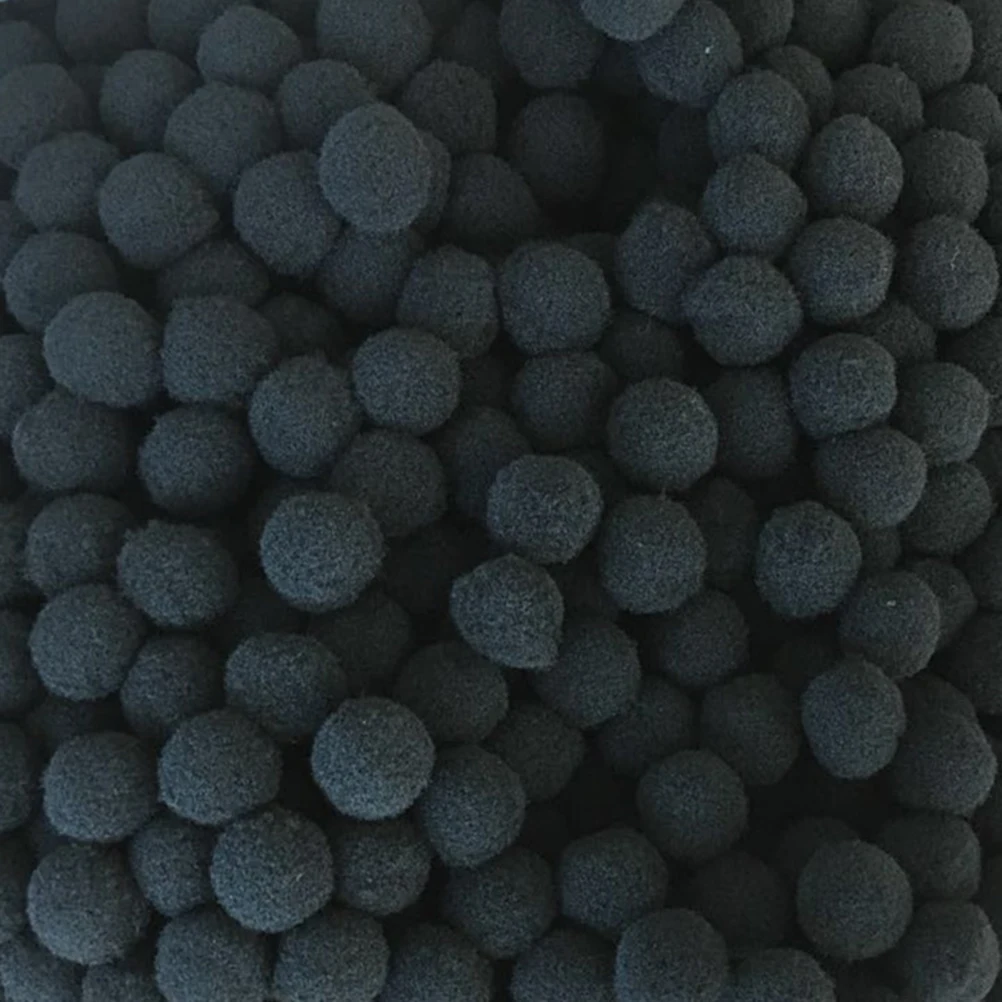 

Aromatherapy Inner Beads Colorful Pompons Cotton Ball Necklace Mixed Crafts Home Fragrance Decorations