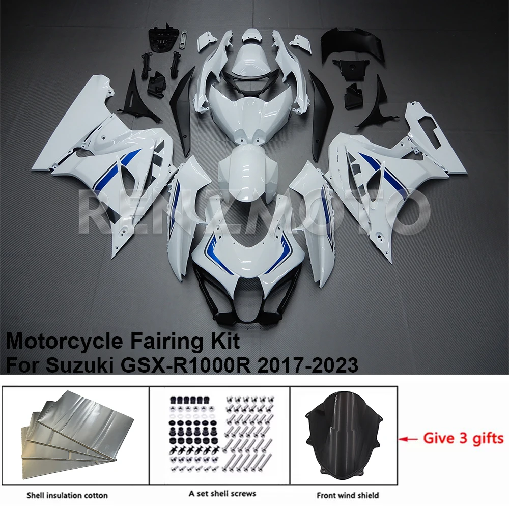 S1017-101a For Suzuki GSX-R1000R 2017-2023 2018 Fairing Motorcycle Set Body Kit Decoration Plastic Guard Plate Accessories Shell