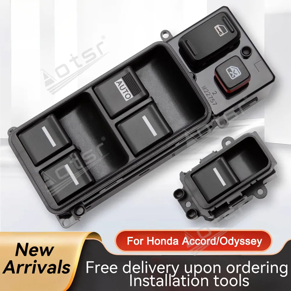 The Car Accessories For Honda Accord/Odyssey 7th generation 2003-2007 Glass regulator switch Main driving window button assembly