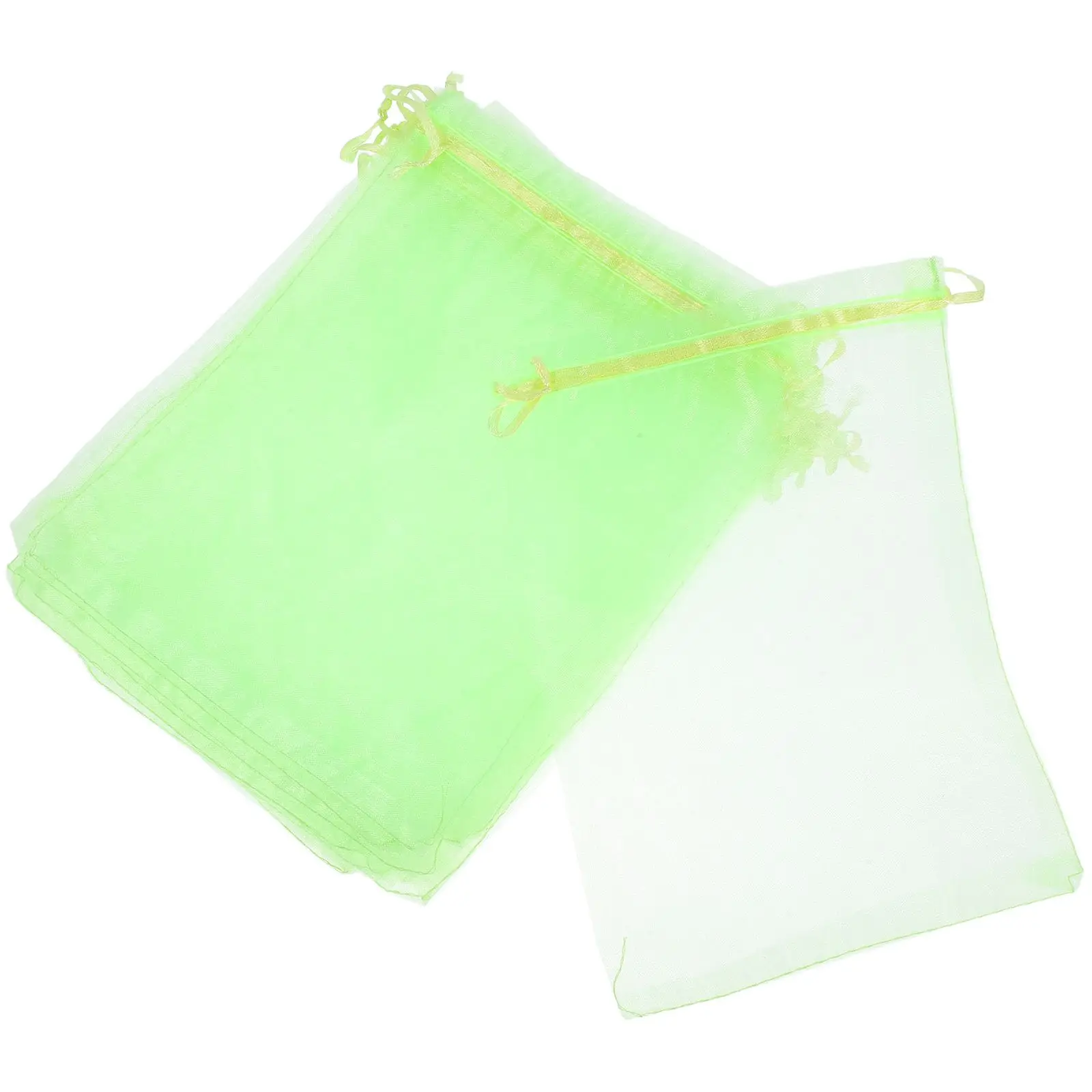 

30 Pcs Fruit Mesh Bags Drawstring 15x20cm Durable Reusable Vegetable Storage Gardening Plant Netting