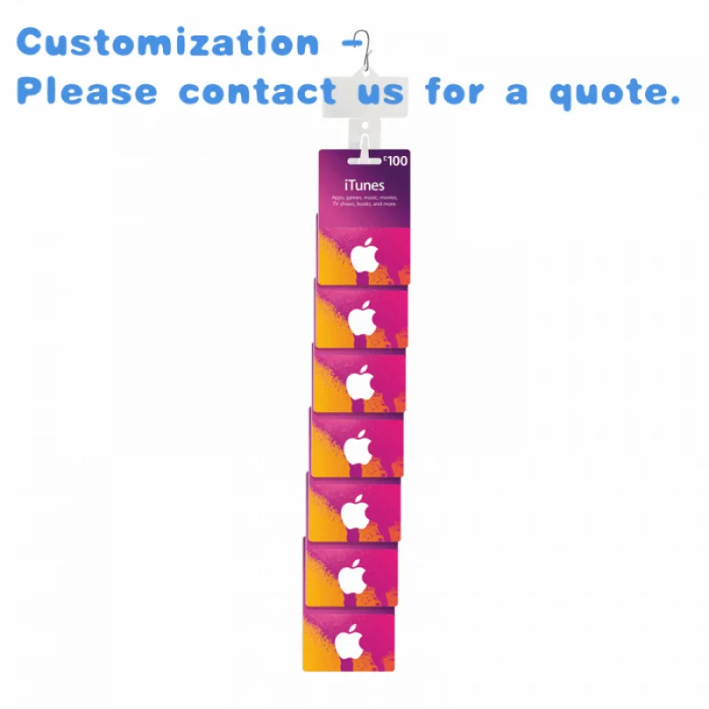 

custom.Wholesales Supermarket Clips Strips Merchandise Hanging Metal Display Clipss Strips